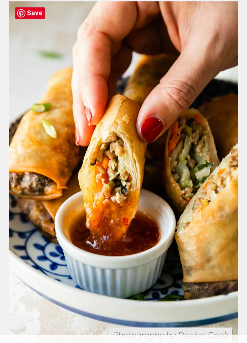 Mom's Homemade Pork Egg Rolls
