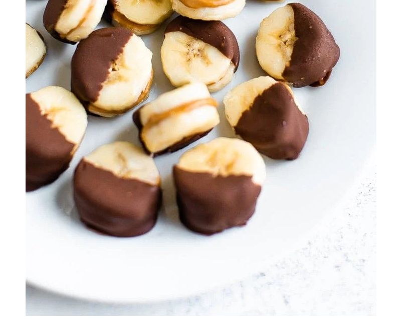 Chocolate Peanut Butter Banana Bites