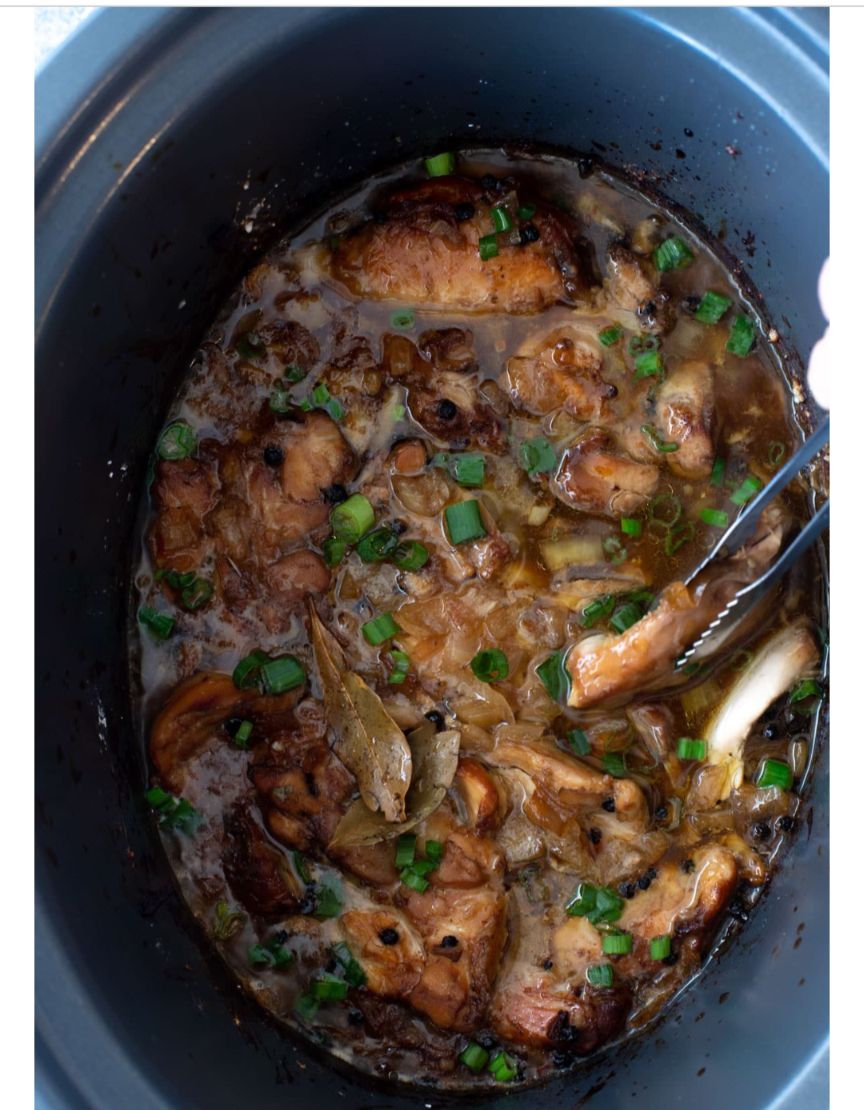 Slow Cooker Adobo Chicken