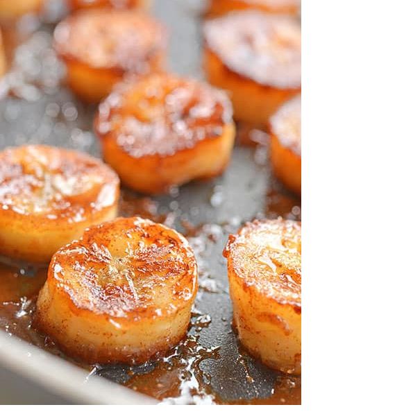 Pan Fried Cinnamon Bananas