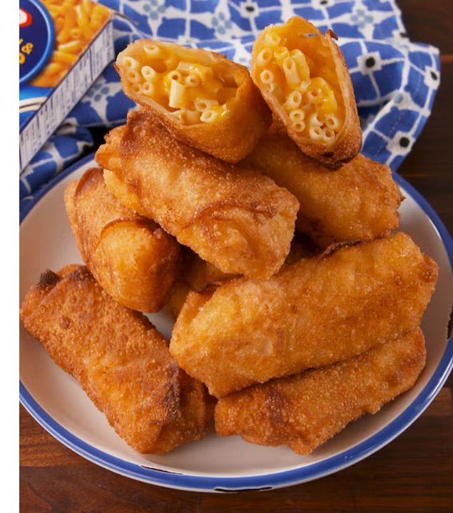 Mac & Cheese Egg Rolls